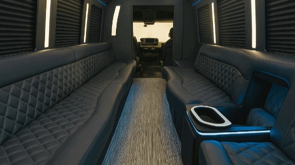 Interior of Winter Haven Party Bus Company's 20 Passenger Party Bus in Winter Haven