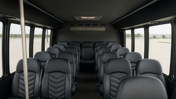 Interior of Tampa Party Bus Company's 25 Passenger Minibus in Tampa