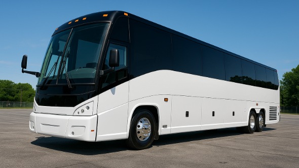 Exterior of Tampa Party Bus Company's 40 Passenger Charter Bus in Tampa
