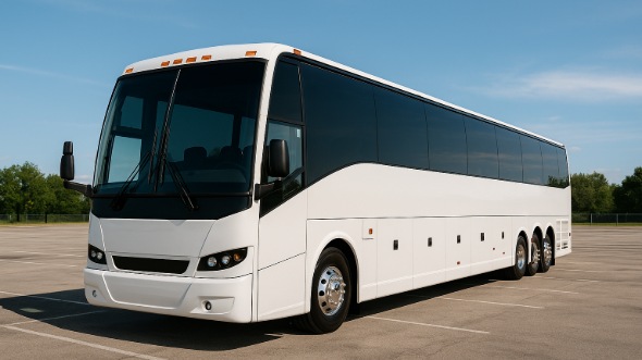 Exterior of Tampa Party Bus Company's 46 Passenger Charter Bus in Tampa