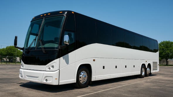 Exterior of Tampa Party Bus Company's 50 Passenger Party Bus in Tampa
