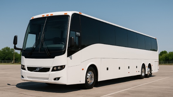 Exterior of Tampa Party Bus Company's 55 Passenger Charter Bus in Tampa
