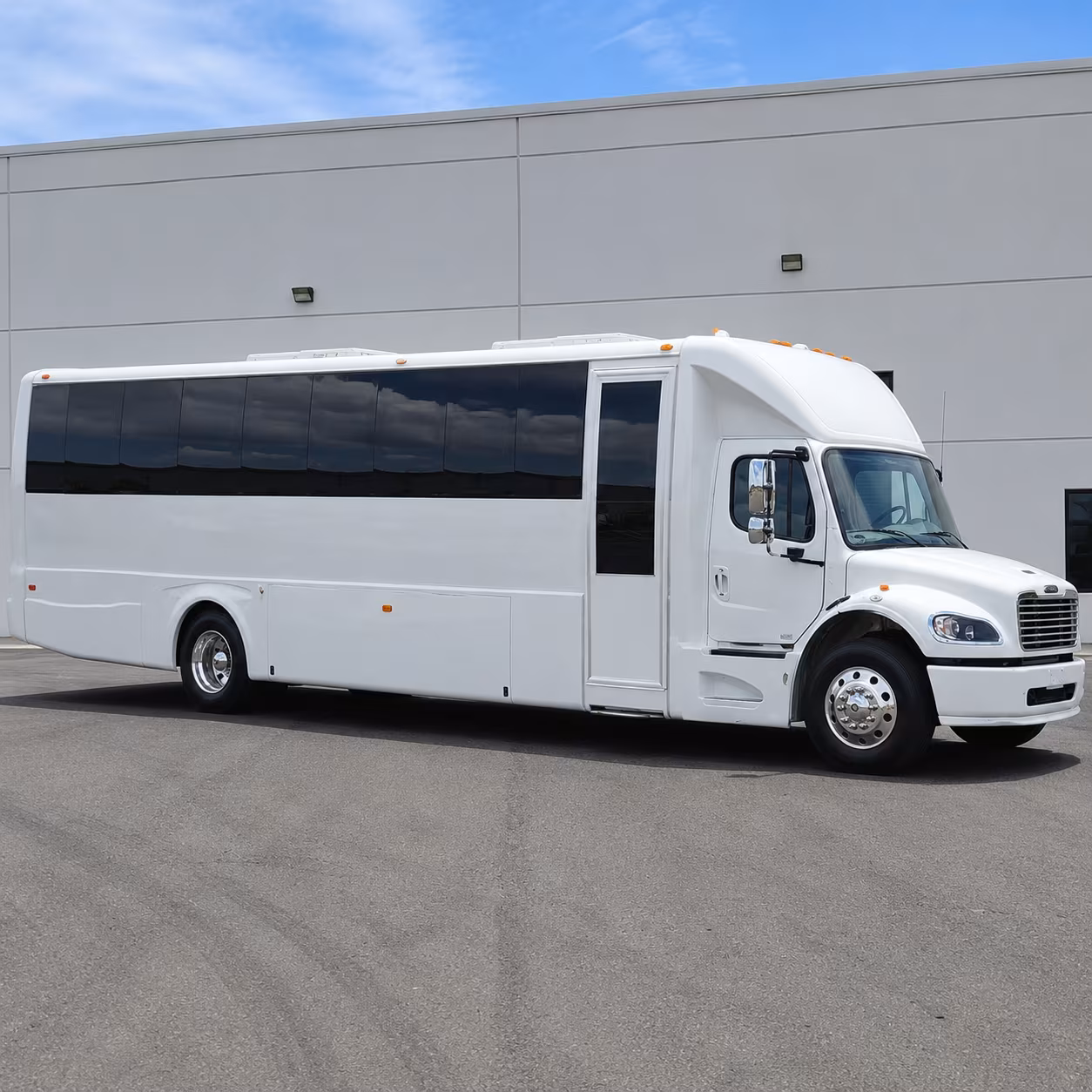 Passenger seating aboard a party bus rental serving Tampa