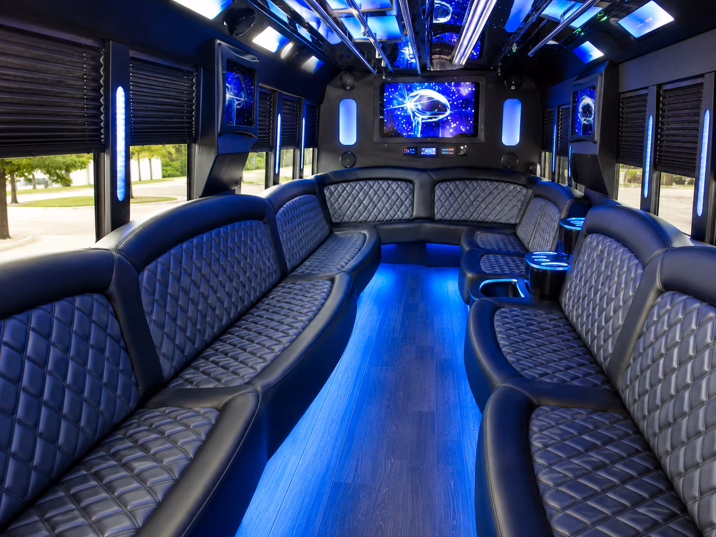 Tampa Concert & Music Festival Transportation party bus exterior