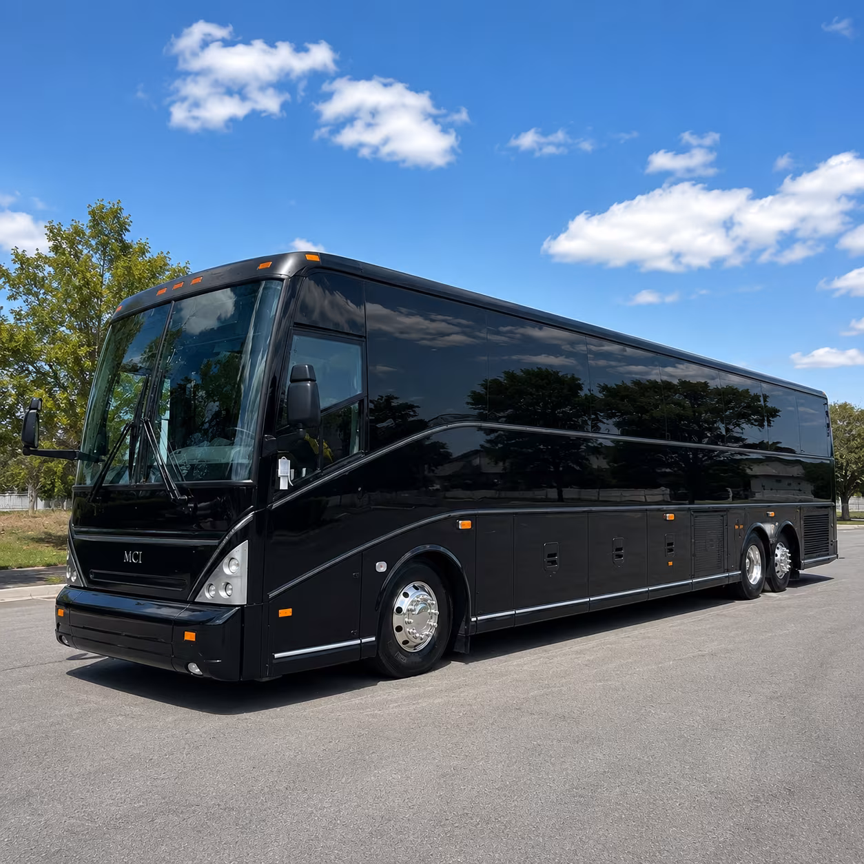 Tampa Corporate Transportation party bus exterior