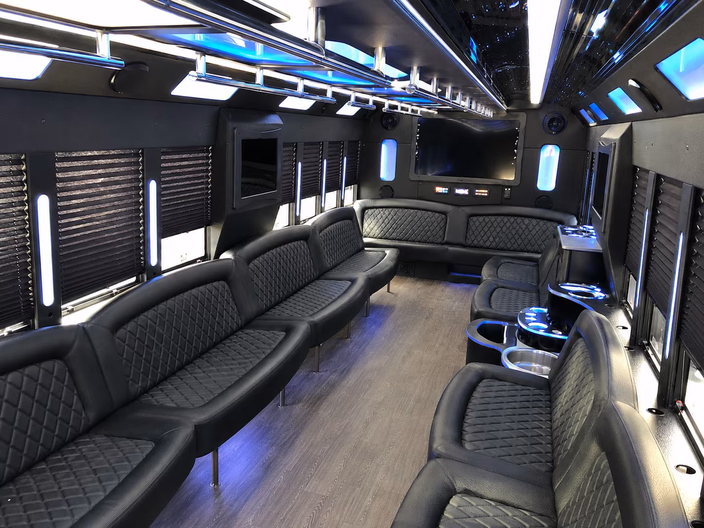 Tampa Prom & Homecoming Transportation party bus exterior