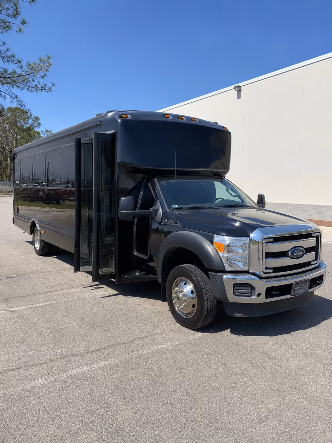 Tampa Prom & Homecoming Transportation party bus exterior