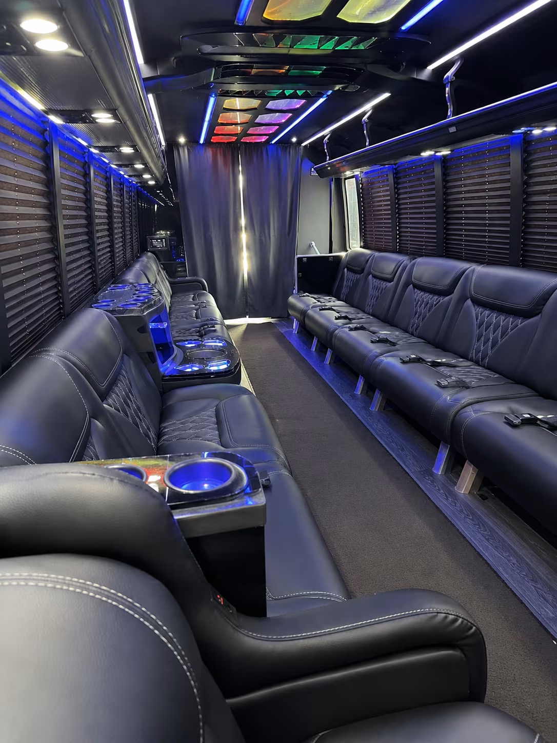 Tampa Prom & Homecoming Transportation party bus exterior