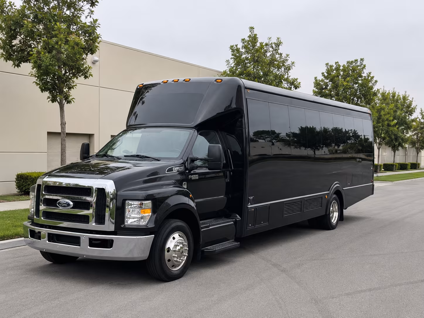 Tampa Prom & Homecoming Transportation party bus exterior