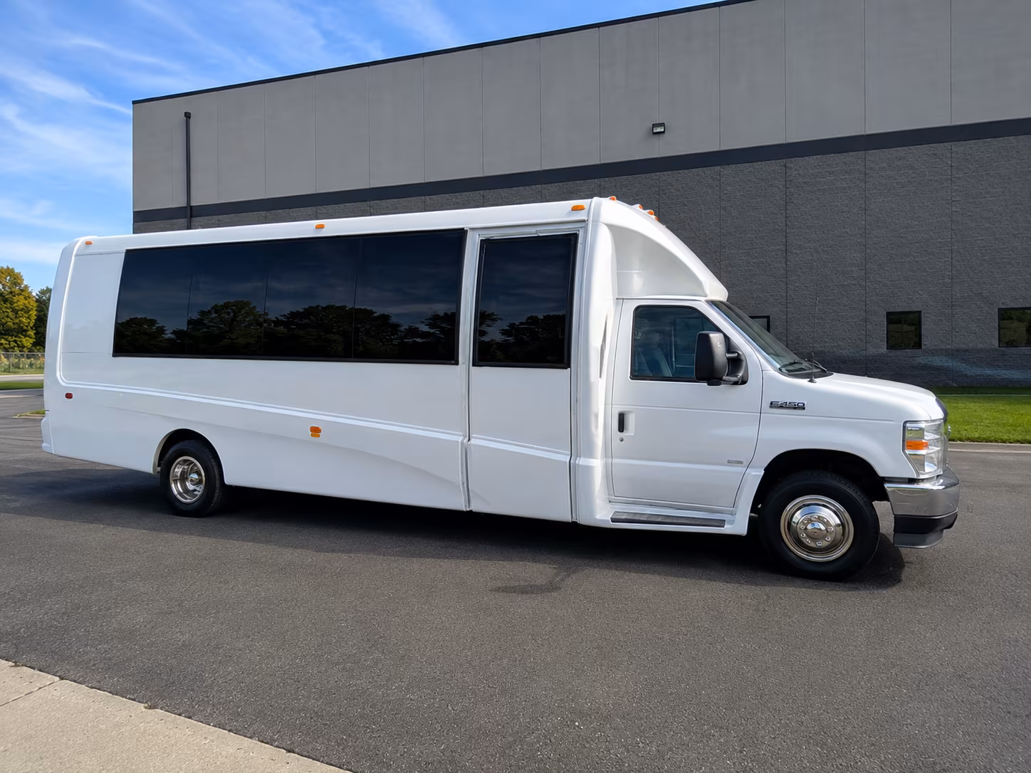 Tampa School Event Transportation party bus exterior