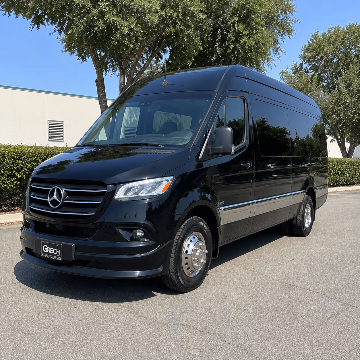 Tampa School Event Transportation party bus exterior