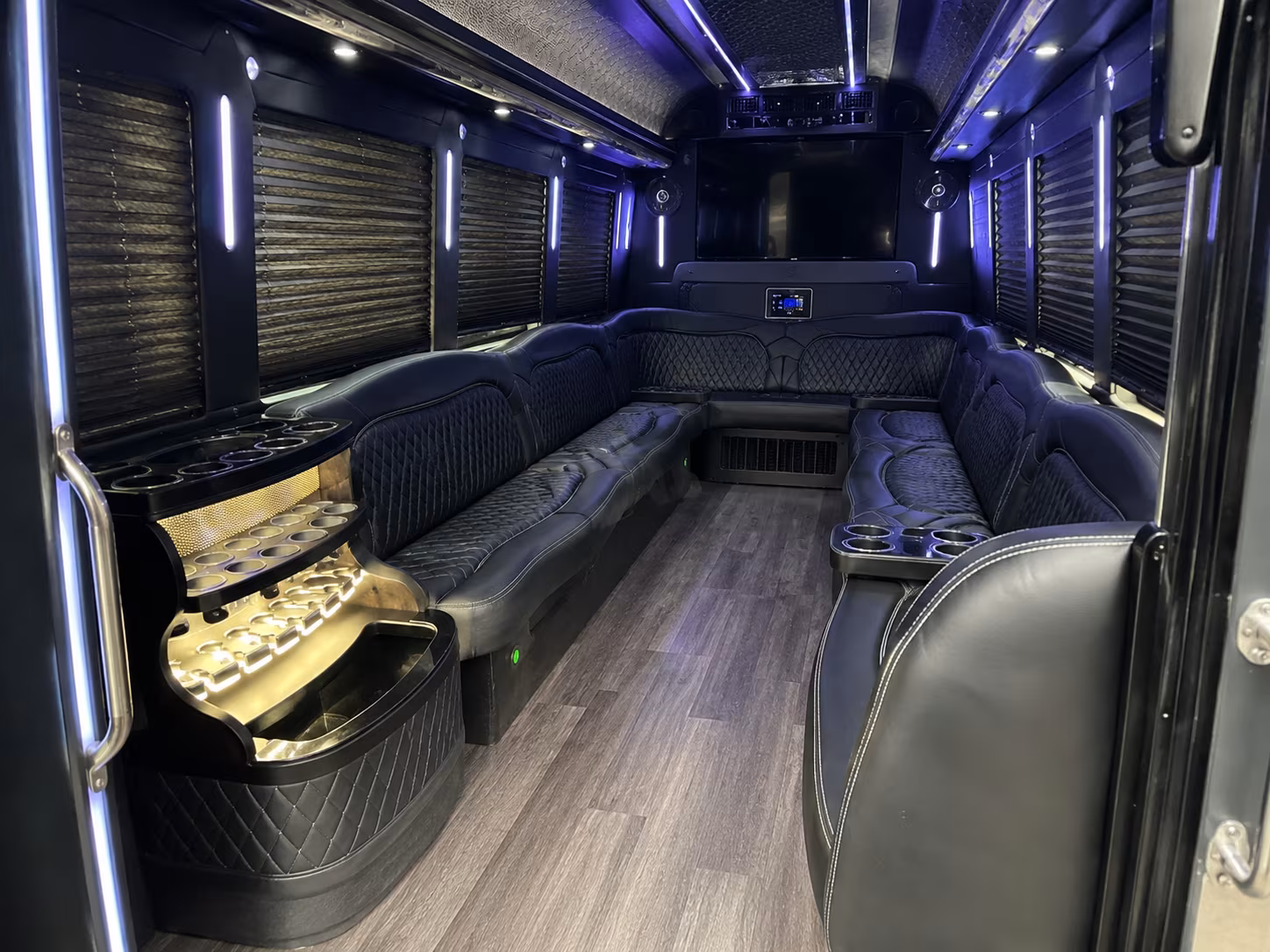 Tampa Sporting Event Transportation party bus exterior