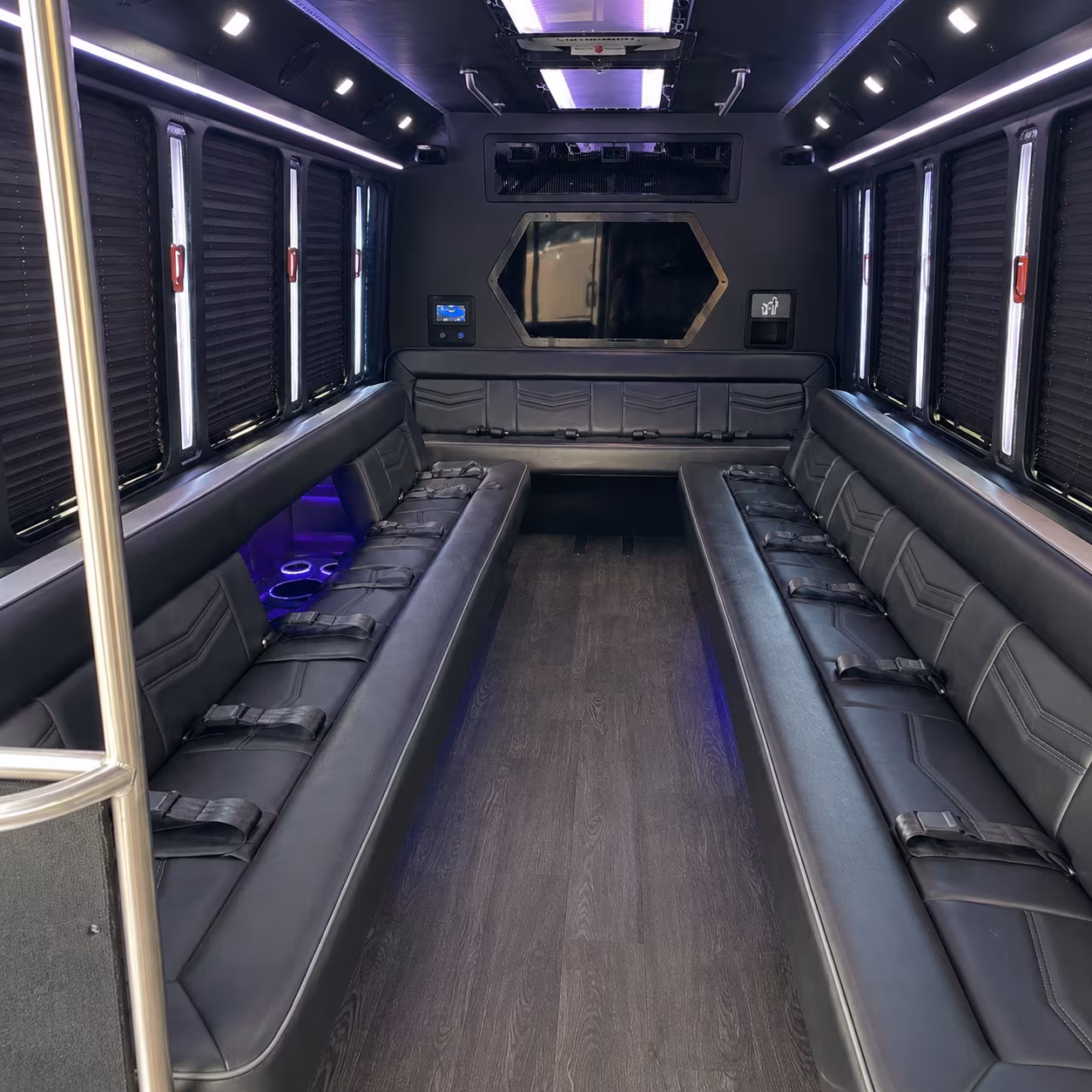 Tampa Sporting Event Transportation onboard seating