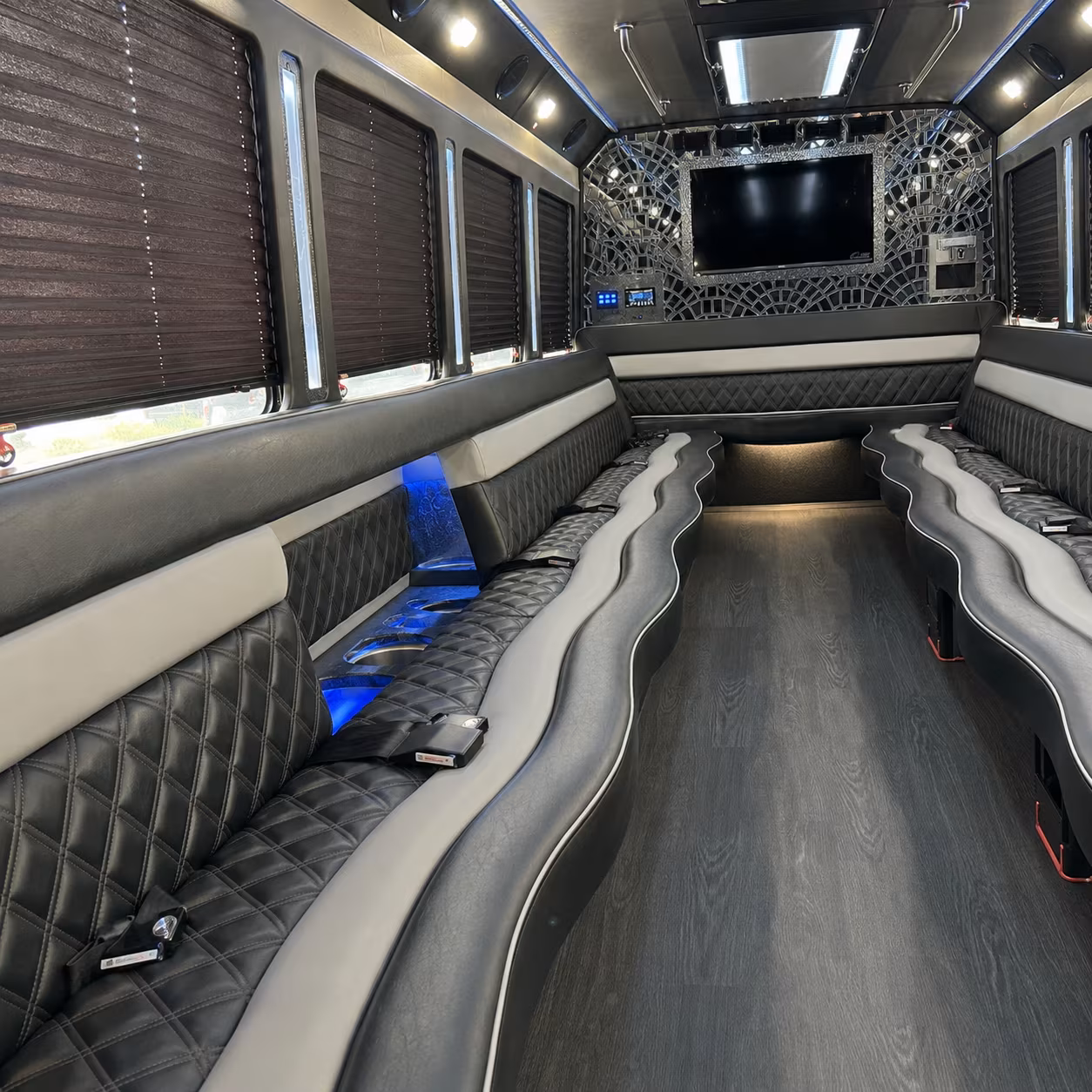 Tampa Winery Tour & Pub Crawl Transportation party bus exterior