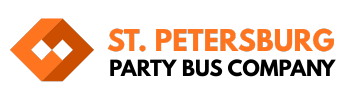 st petersburg party bus company logo